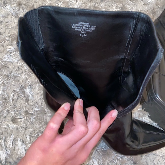 Nine West Leather Heeled Ankle Boots - Picture 6 of 13